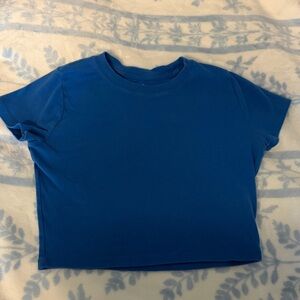 Blue Hollister Baby Tee